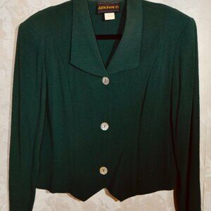 Vintage Just In Thyme LMTD Green Blouse | Size 10